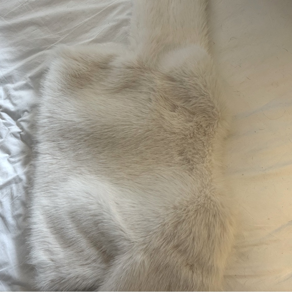 Art Class white faux fur coat kids XXL (16-18)